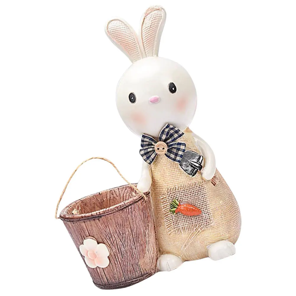 素敵なウサギのペンホルダーペンオーガナイザーデスク用品学生デスクトップオーガナイザー漫画の装飾オフィスアクセサリー