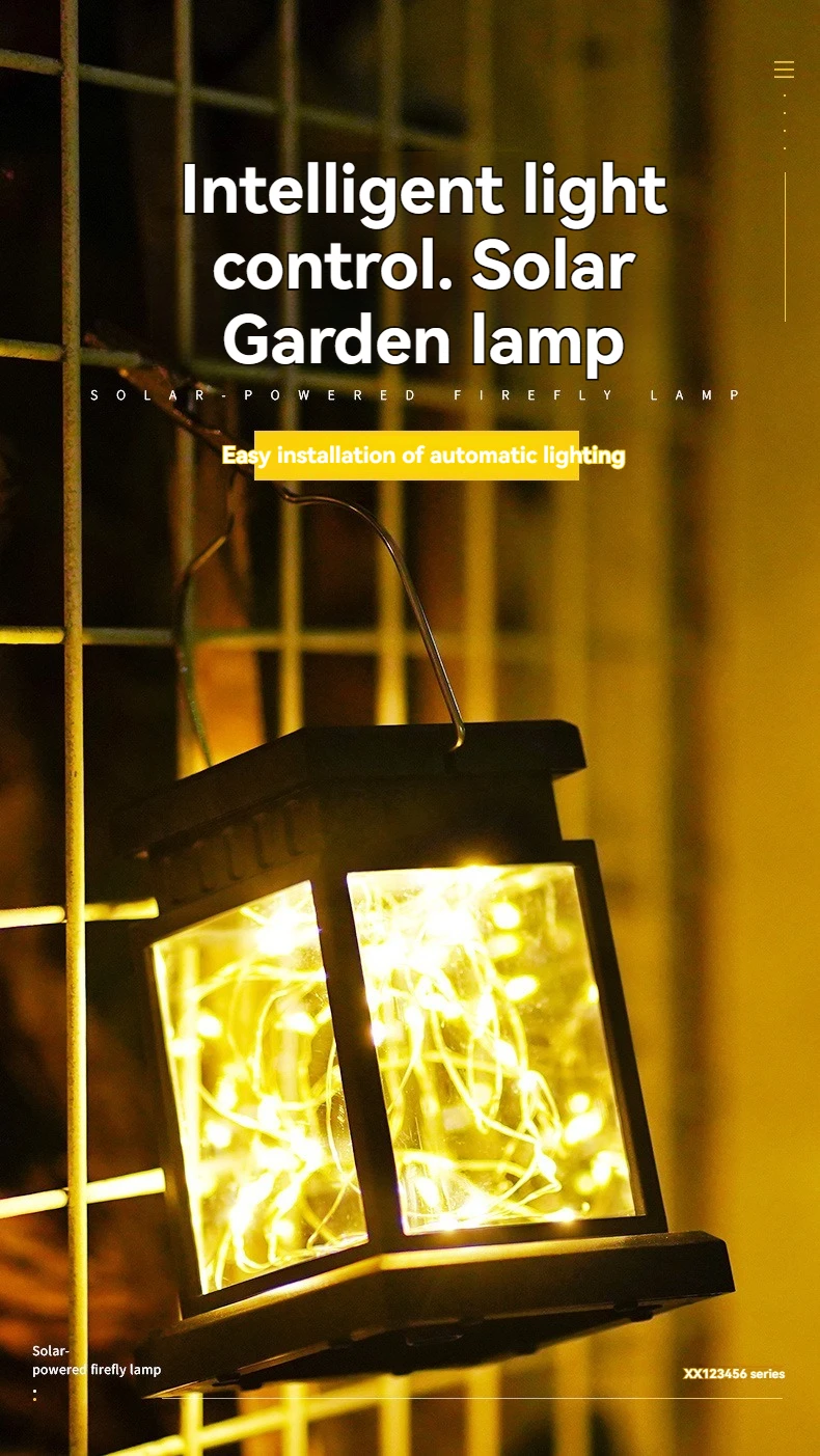

Led Solar Light Solar Hanging Lantern Retro Solar Iron Art Lantern Decorative Vintage Pathway Lamp Outdoor Metal Hollow Light