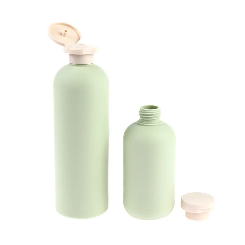 200ml-500ml Empty Dispenser Bottles With Flip Cap, Refillable Liquid Bottle For Soap, Shower Gel, Shampoo, Hand Soap Bathroom