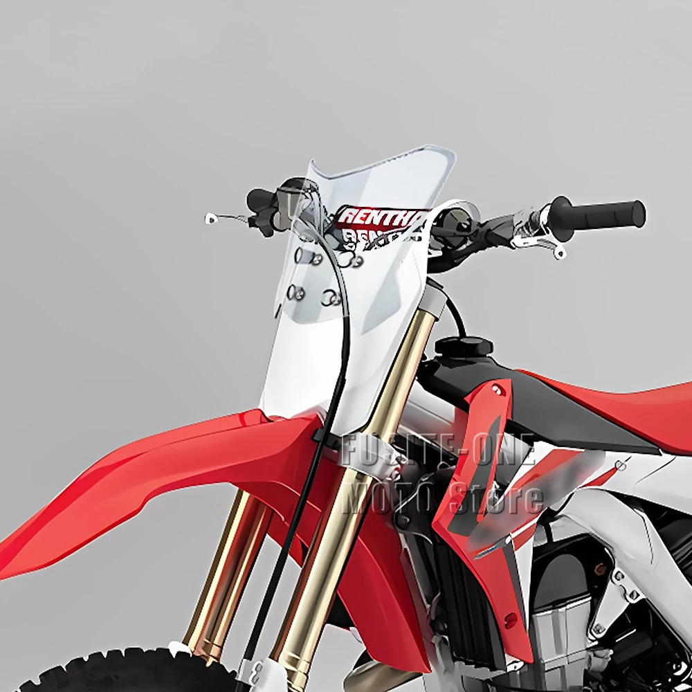 

For CRF 150R 250R 450R RWE CRF450R 2002-2024 motorcycle adventure windshield extension style Windscreen Wind Deflector Screen