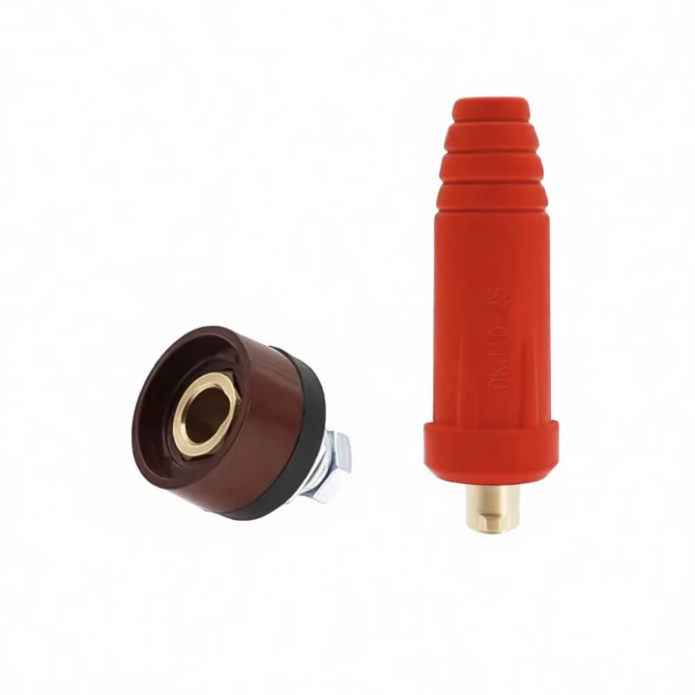 For For Aotai Welding Cable Connector DKJ Series Pure Copper European Quick Plug Socket Industrial Electric Wire Joint Adapters
