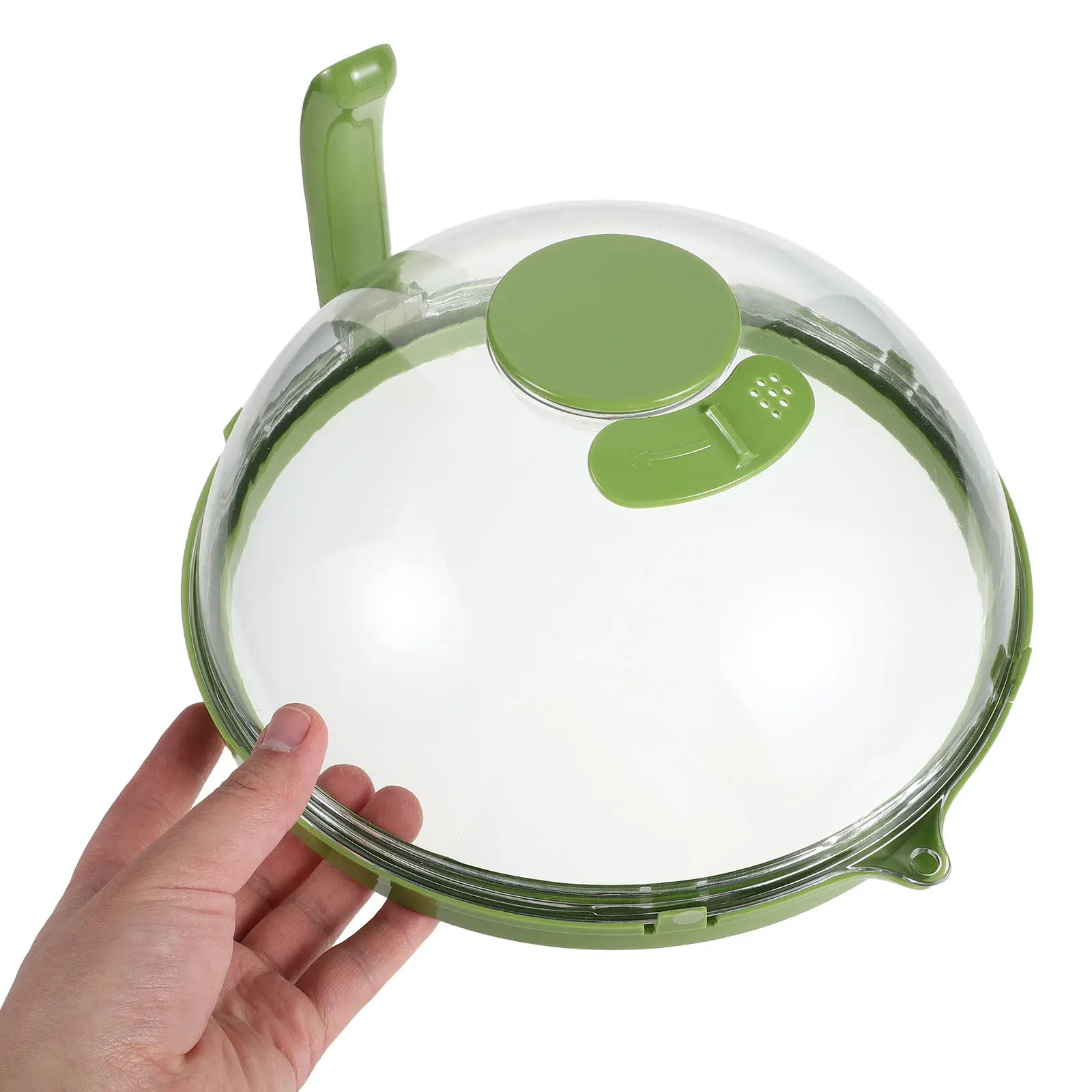

Microwave Splash-Proof Cover Handle Lift Reusable Plate Protector Anti-Splatter Lid Drip Injection Food Dome