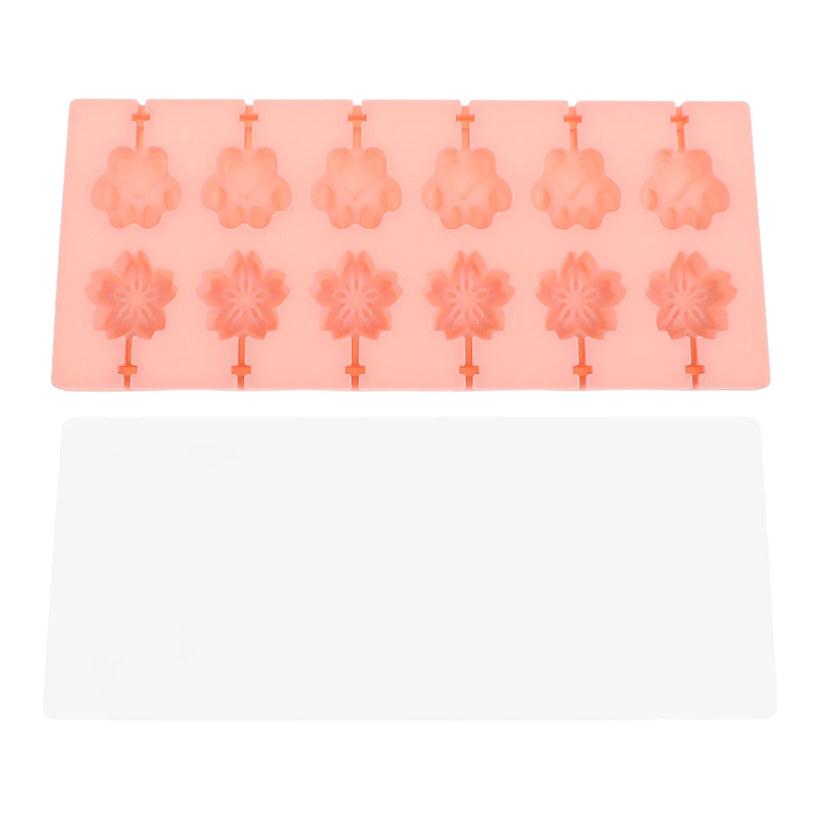 Silicone Baking Mold Candy Chocolate Mold Non-Stick Reusable DIY Molds for Lollipop Cookie Chocolate Making Baking Supplies