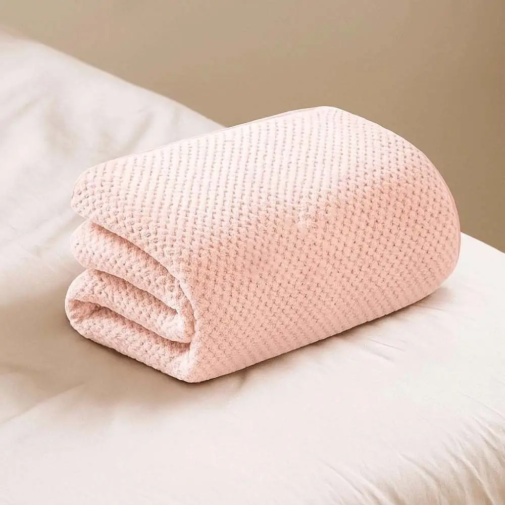 

Breathable Baby Towel Polyester Fiber Quick Water Absorption Solid Color Washrag Facecloth Fluffy Soft Washcloth Swimming