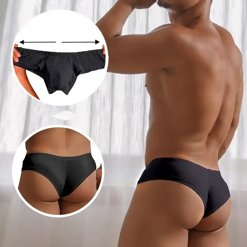 Slip à Taille Basse Respirant de Couleur Unie pour Sexy Hommes Men's solid color breathable low waist underwear