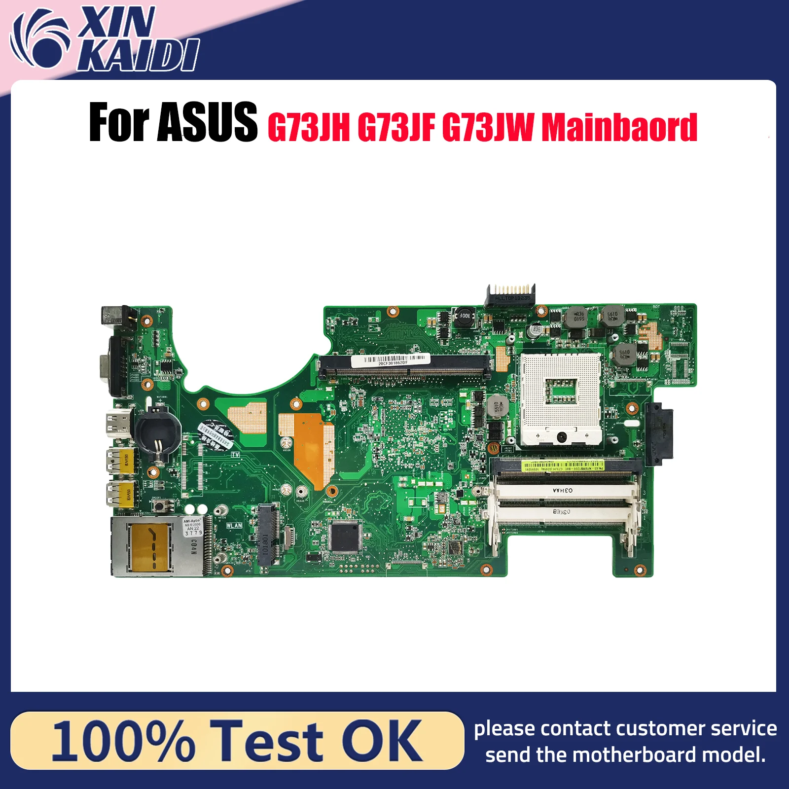 

Материнская плата для ноутбука G73JH для ASUS ROG G73JW G73JF G73JH G73J, материнская плата для ноутбука на складе, 100% тестирование, ОК, быстрая доставка, высокое качество