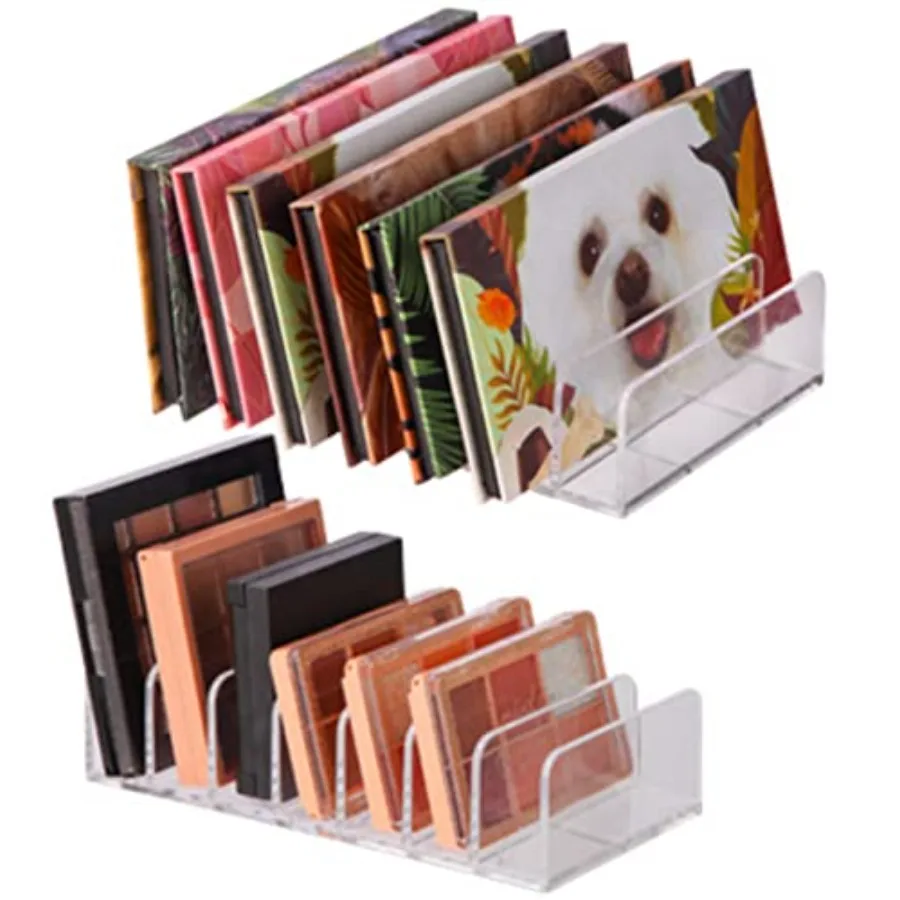 2 Pcs Eyeshadow Palette Organizer Use for Bathroom Countertops, Wardrobe, Shelf, Drawer, Sunglasses, Wallet, Contour Kit Cosmet