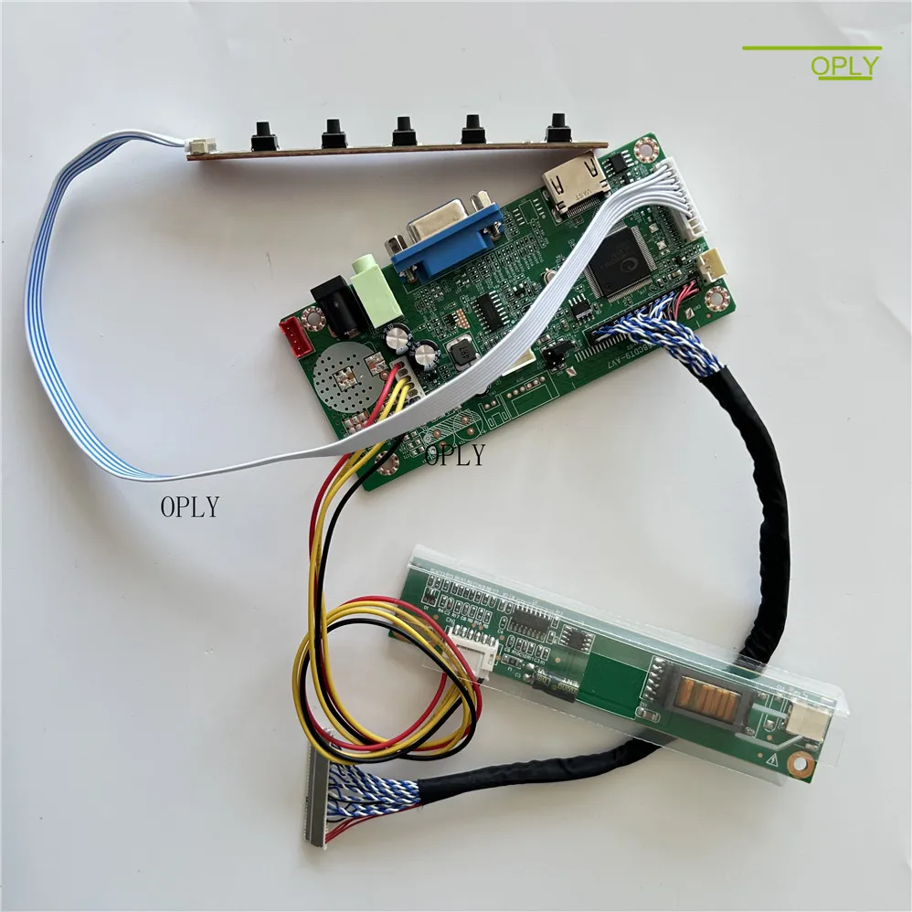 

HDMI-Compatible VGA Driver board for CLAA154WB05AN CLAA154WB03AN CLAA154WB05A CLAA154WB CLAA154WB0 15.4" 1280X800 LCD panel kit