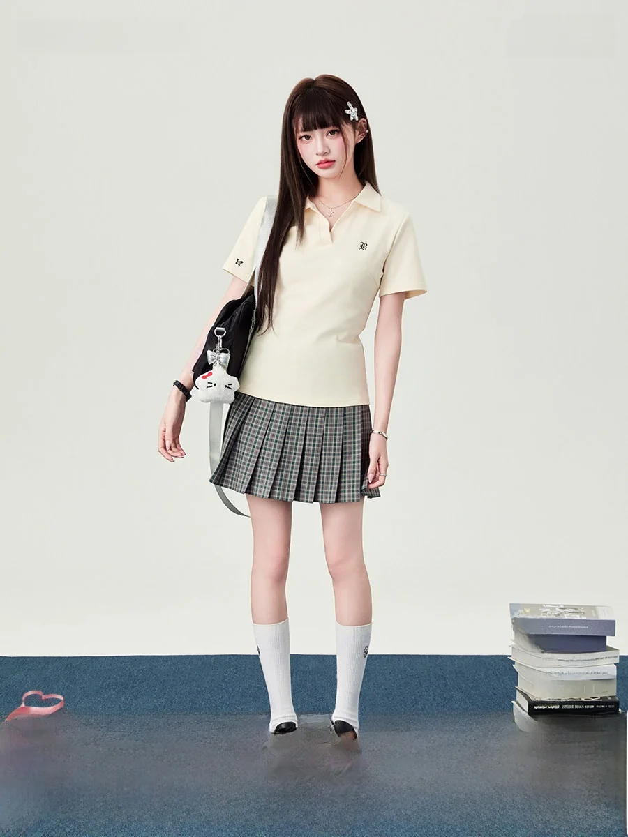 

Женская приталенная рубашка с коротким рукавом, новинка 2026 года, модная, простая, универсальная, в студенческом стиле, с цветочным принтом, элегантная, для повседневной носки