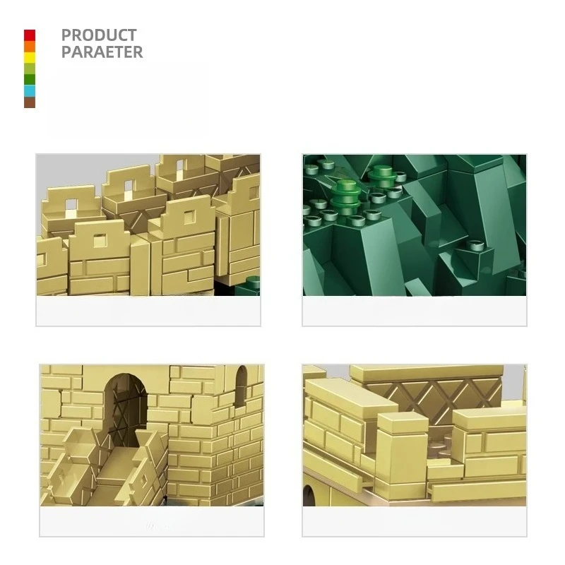 SEMBO – blocs de construction Great Wall Badaling, modèles architecturaux anciens assemblés à la main, cadeaux créatifs, jouets éducatifs, ornements