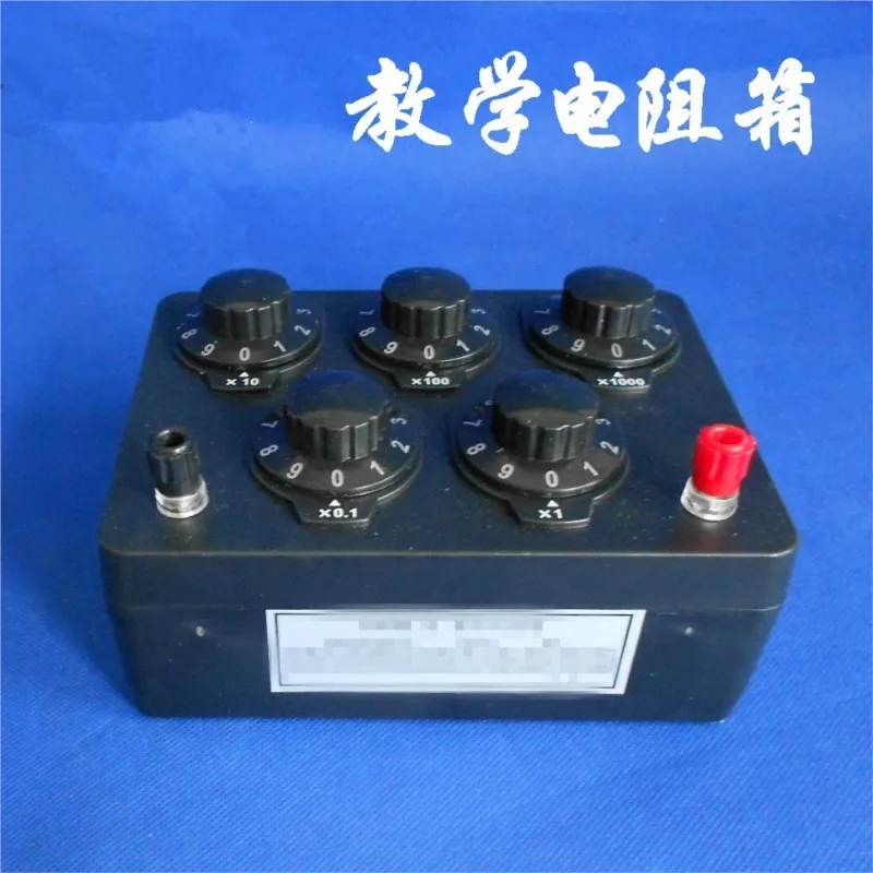 Teaching resistance box 9999.9 Euro Electrical physics experiment equipment Middle school teaching equipment