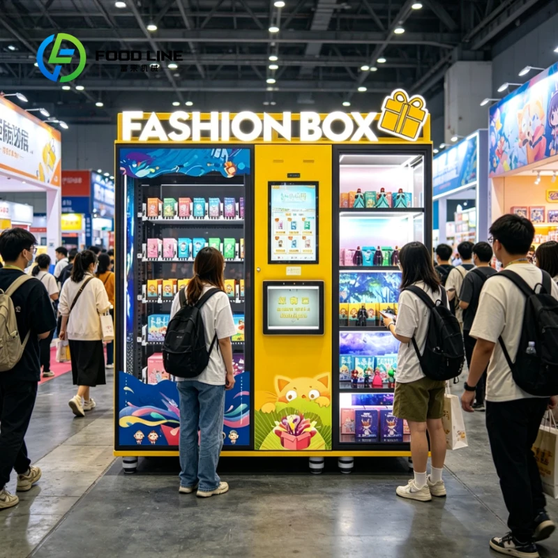 Customized Convenient Store Toys Vending Lucky Box Gift Mystery Blind Box Vending Machine With Showroom Toy Vending Kiosk