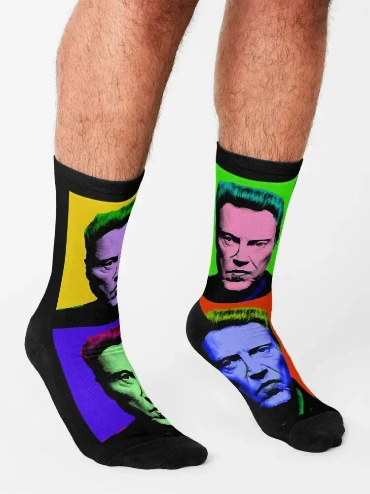 Gifts For Women Christopher Walken Goes Warhol Socks sheer soccer anti-slip anime set Socks Woman Men's