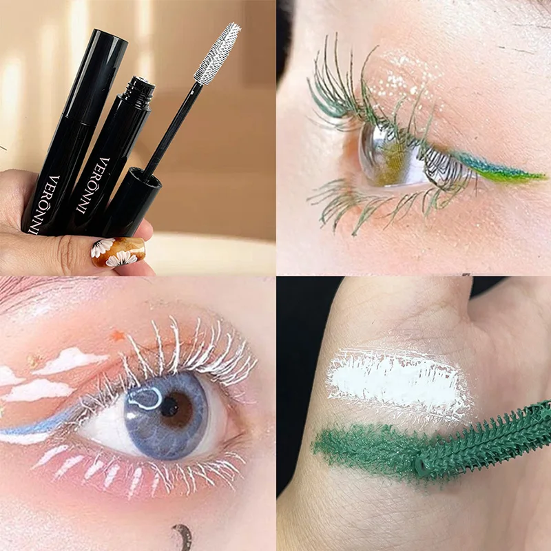 5D Colored Mascara Long-lasting waterproof, dense, slender and curling non-smudging & clumping natural eyelash easy to apply