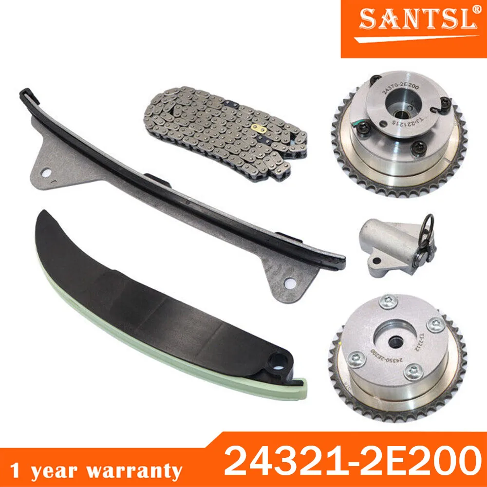 For Hyundai Kia Elantra Tucson Soul Koup 2.0L Timing Chain Kit Camshaft Phaser