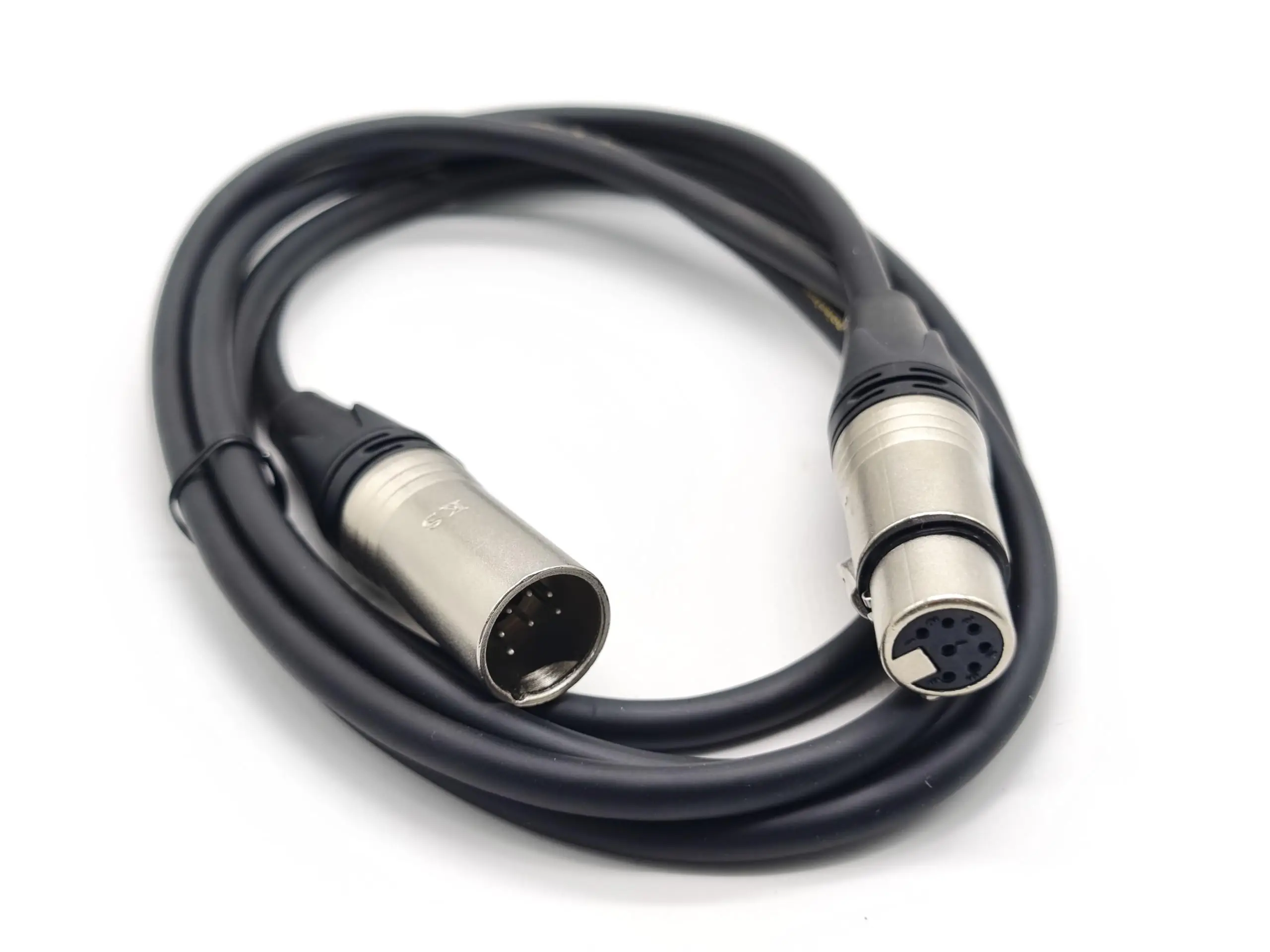 2M 7 Pin XLR Male to 7 Pin XLR Female Tube Microphone Cable High Quality Audio Equipment Connector Cable