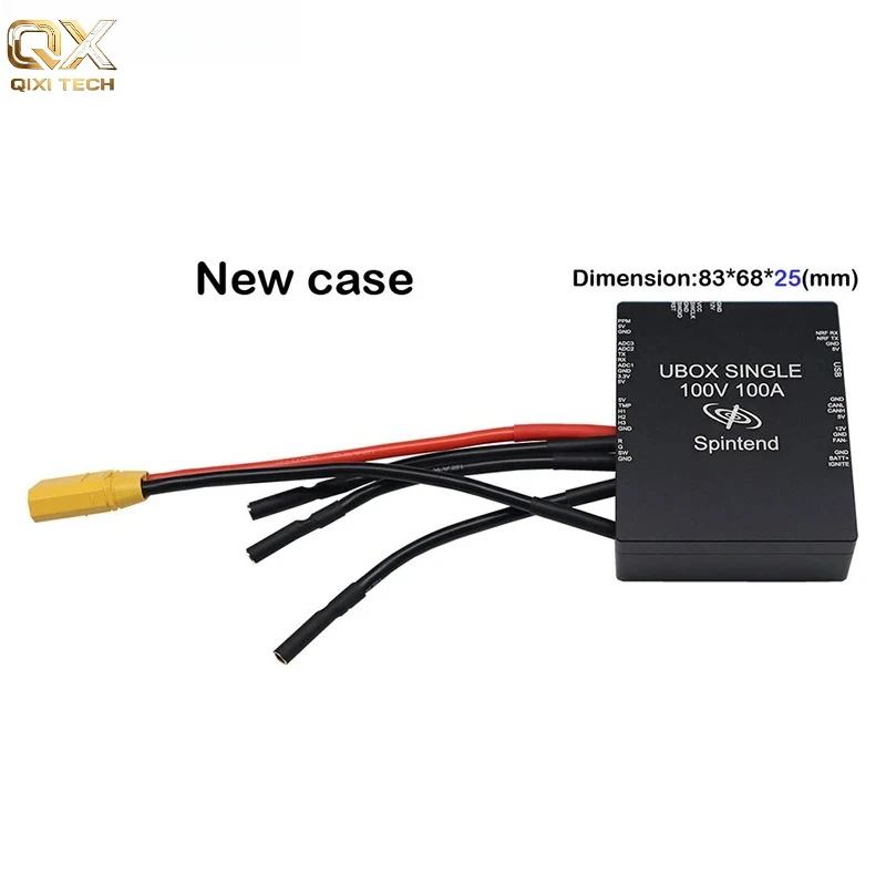 Spintend Single Ubox 100V 100A Motor Controller Base on VESC 100V 250A Bluetooth Fuse E-wheel ADC V3 for Escooter Ebike Onewheel