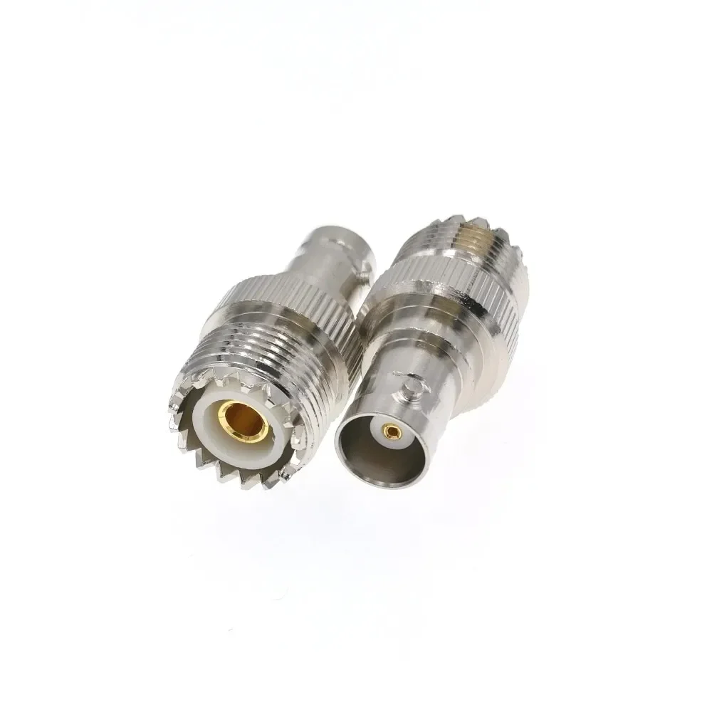 UHF SO-239 Female Jack To BNC Female Straight RF Adapter Connector Convertor