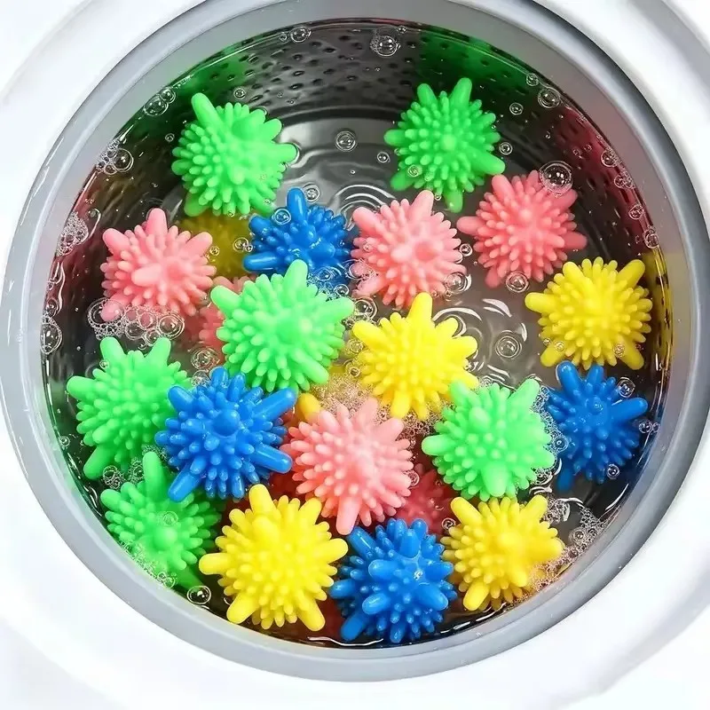 10-100Pcs Laundry Balls Stain Removal Cleaning Antitangle Washing Machine Magic Stain Removal Solid Friction Wash Ball