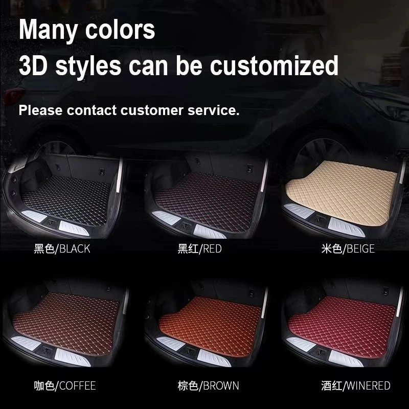 Car trunk mat for Volkswagen Scirocco 2009 2010 2011 2012 2013 2014 -2017 Interior Accessories view 5