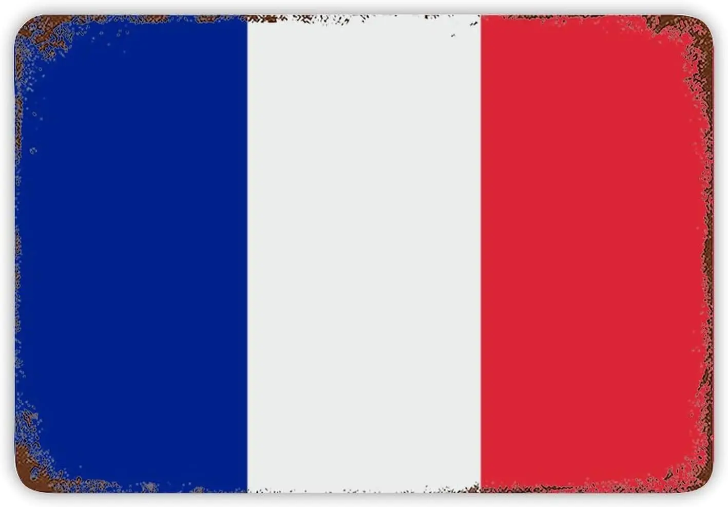 France Metal Sign Personalized Flag Tin Signs Retro Patriotic Theme Man Cave Wall Art Funny Novelty Travel Souvenirs Country Fla