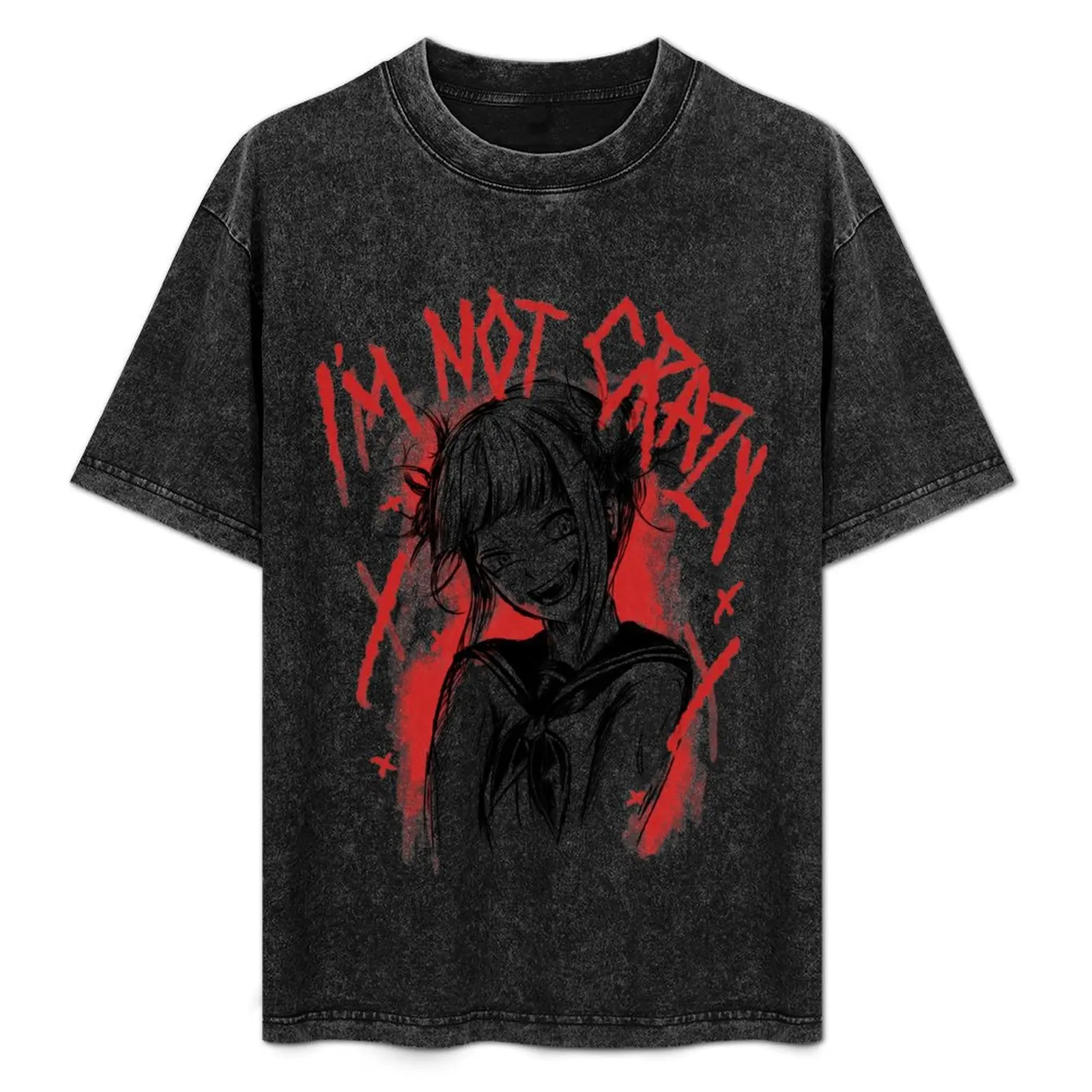 

Toga - I'm Not Crazy T-Shirt sports fans kawaii clothes Funny t-shirt baggy shirts black t shirts for men