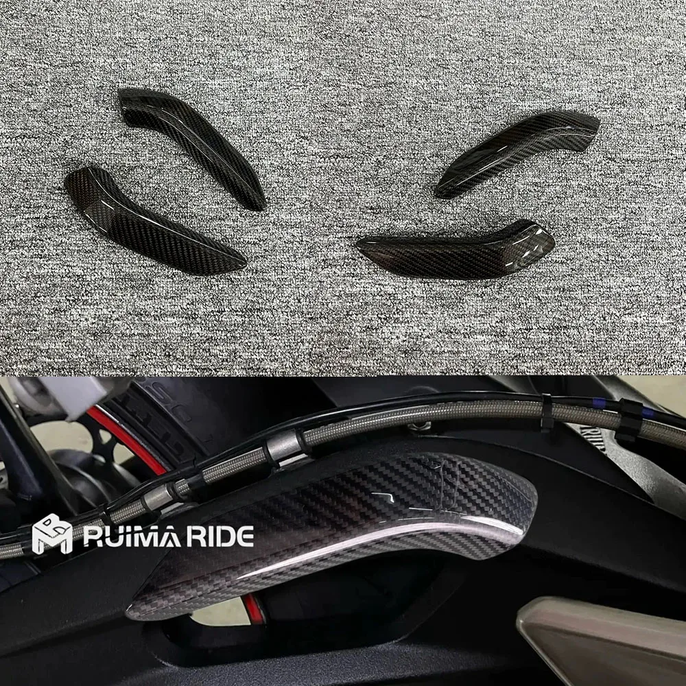 

New carbon fiber motorcycle Rear Rocker Arm Protective Shell protective for Triumph STREET TRIPLE 765 RS 2017-2024
