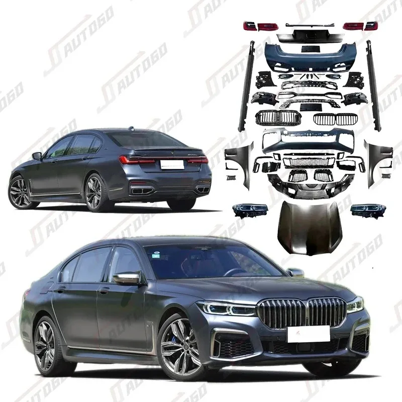 

Преобразование автоматической модификации, старый в новый комплект кузова серии G11 G12 2016-2018, обновление до 2019 G11 G12 LCI M760, лампа бампера