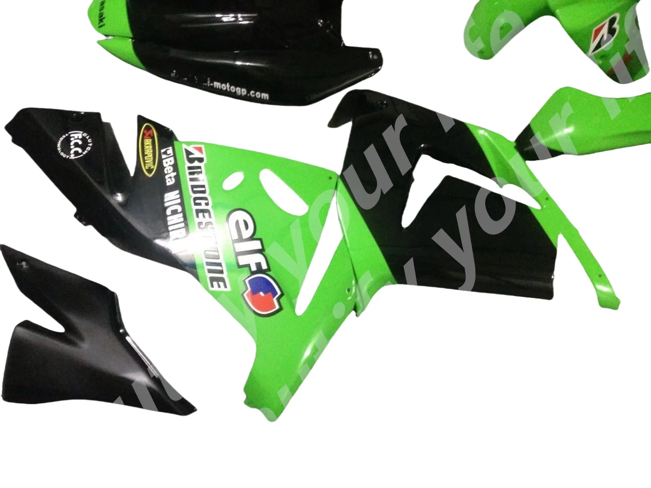 For Kawasaki Ninja ZX10R ZX 10R ZX-10R 2004 2005 Motorcycle Fairing Kit ABS Plastic Injection Body Body kits green black