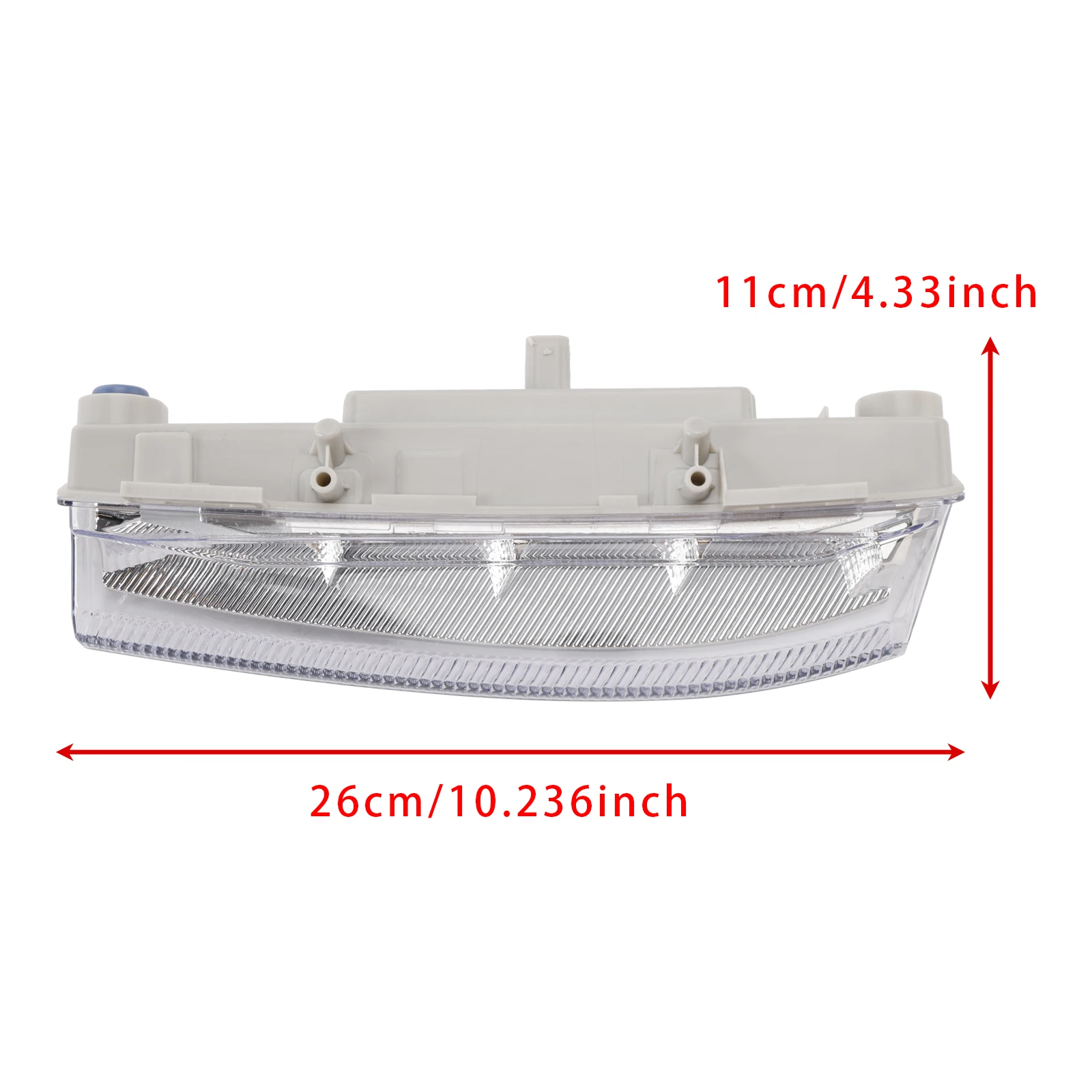 Pair LED Daytime Running Fog Lights  for Mercedes Benz W204 S204 W212 2007 2008 2009 2010 2011 2012 2013 2014 - view 2