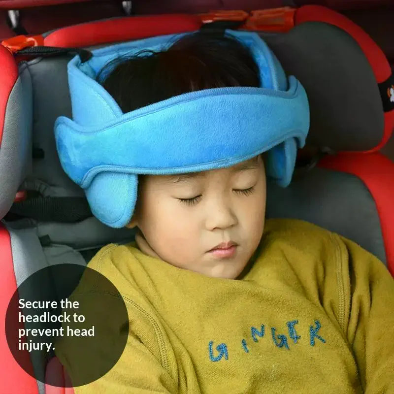 Car Safety Seat Head Fixing Belt Children Sleep Protector Head Supports Baby Aid Head Sleep Protector Pillows Child