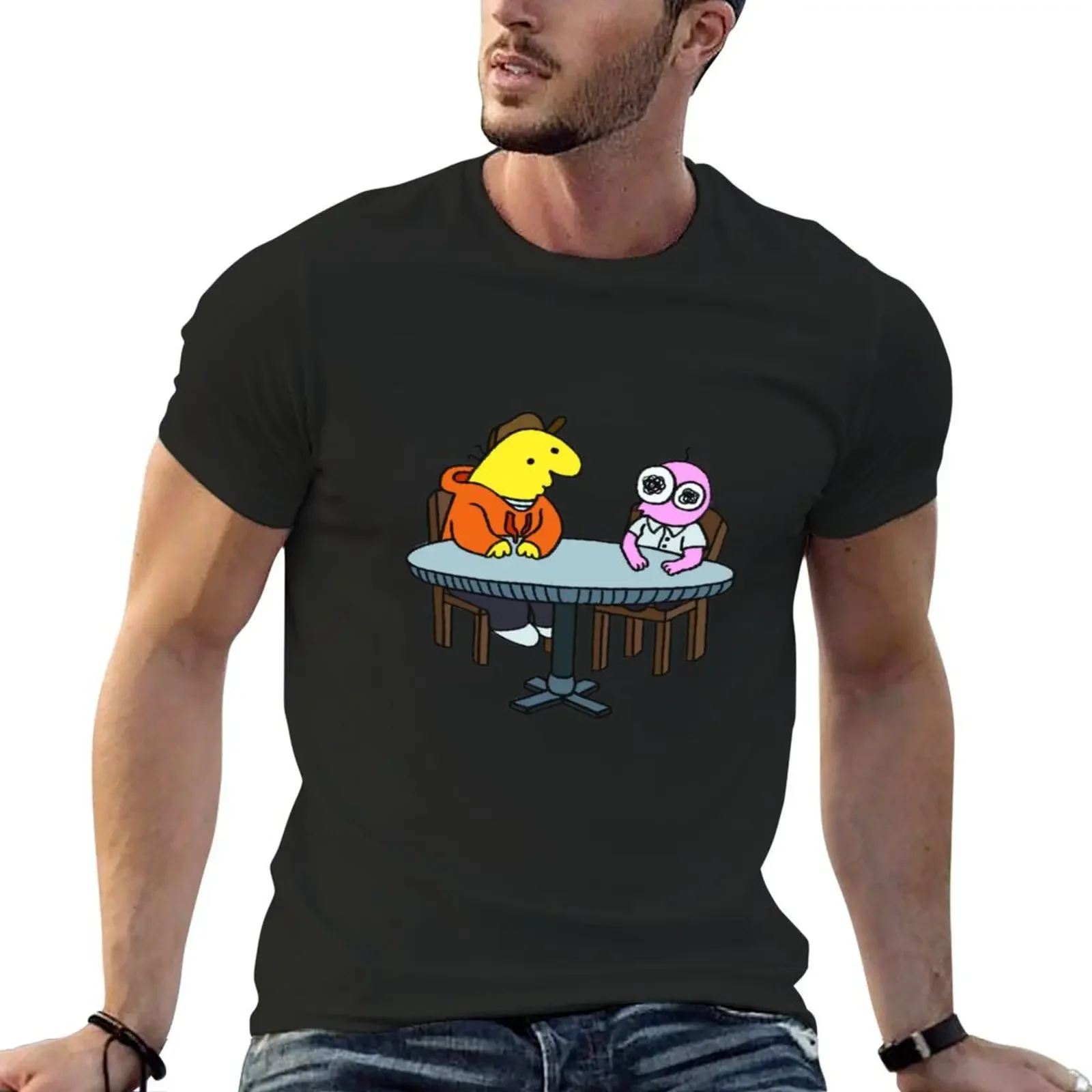 

smiling friends T-Shirt custom t shirt shirts graphic tees kawaii clothes Men's clothing