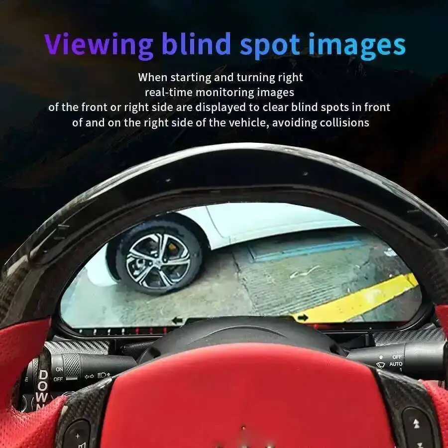 Car For Maserati GranTurismo GT 2004-2015 Smart Cluster LCD Instrument Speedometer Upgrade Map Multiple Colorful High Display