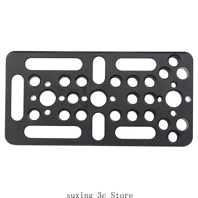 E8BE 1/4 3/8 placa liberación rápida zapatilla fría, montura trípode placa base queso 3/8 pulgada para cámaras