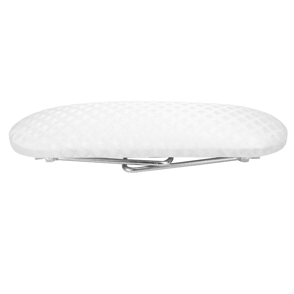 Foldable Stand Nail Art Hand Pillow Quilted Cushion Soft Padding Manicure Hand Holder Microfiber Striped Leather