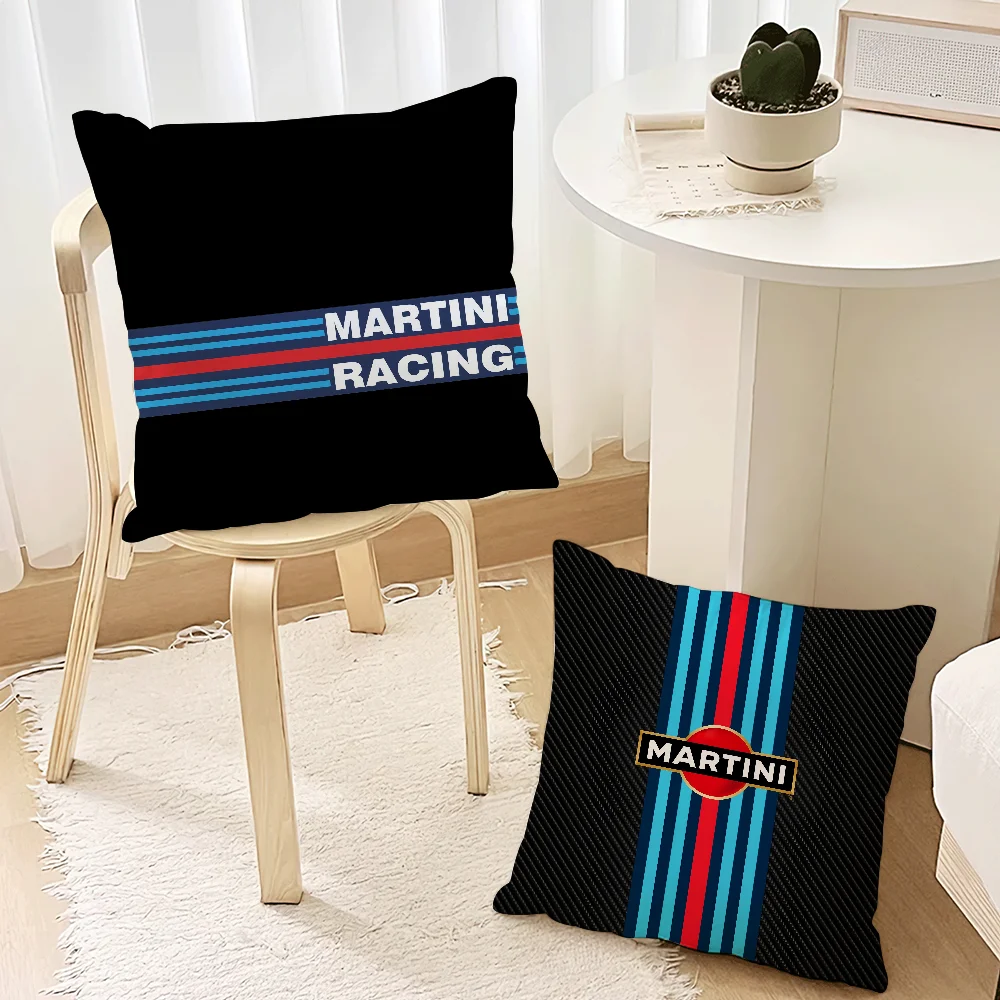 Car Cool Fashion Racing cushion For Bedroom Car Coffee Shop Room M-MartiniES and Living Room Sofa Decorative Pillow Cover Case