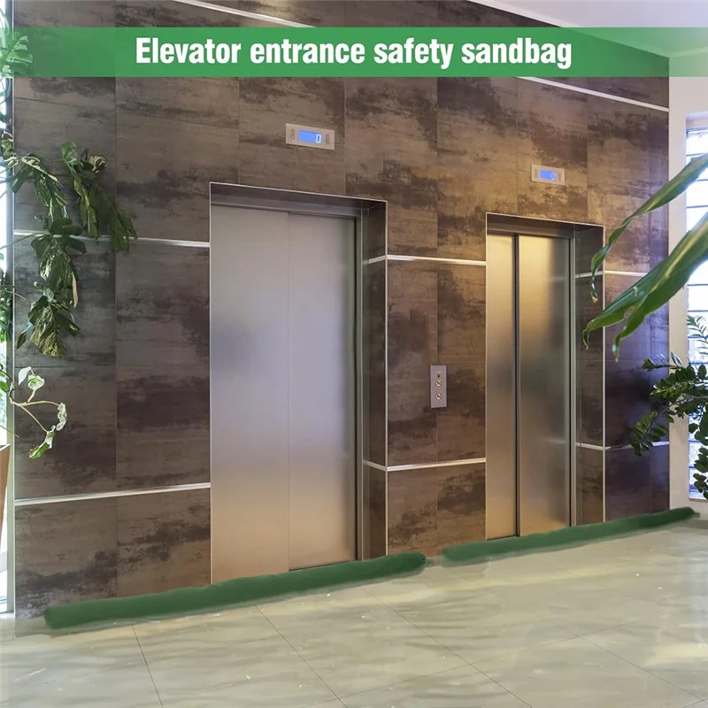 【B07R】4 Pcs 6Ft X 6Inch Long Sand Bags For Flooding - Thickened Canvas Flood Protection Sandbag Tube With Elastic Band