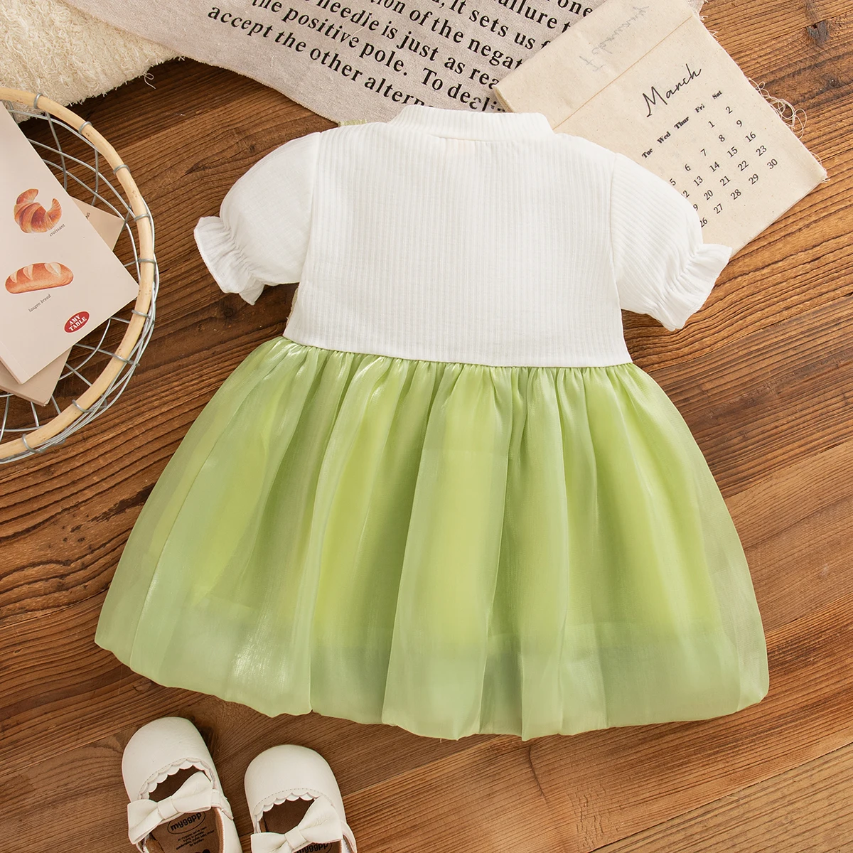 Flower Fake Two Short Sleeved Baby Girl Dresses, Summer New Sweet Bow Children'S Clothes For Babies Aged 9 Months To 3 Years Old - AliExpress 1501 Flower Fake Two Short Sleeved Baby Girl Dresses, Summer New Sweet Bow Children'S Clothes For Babies Aged 9 Months To 3 Years Old - AliExpress 1501