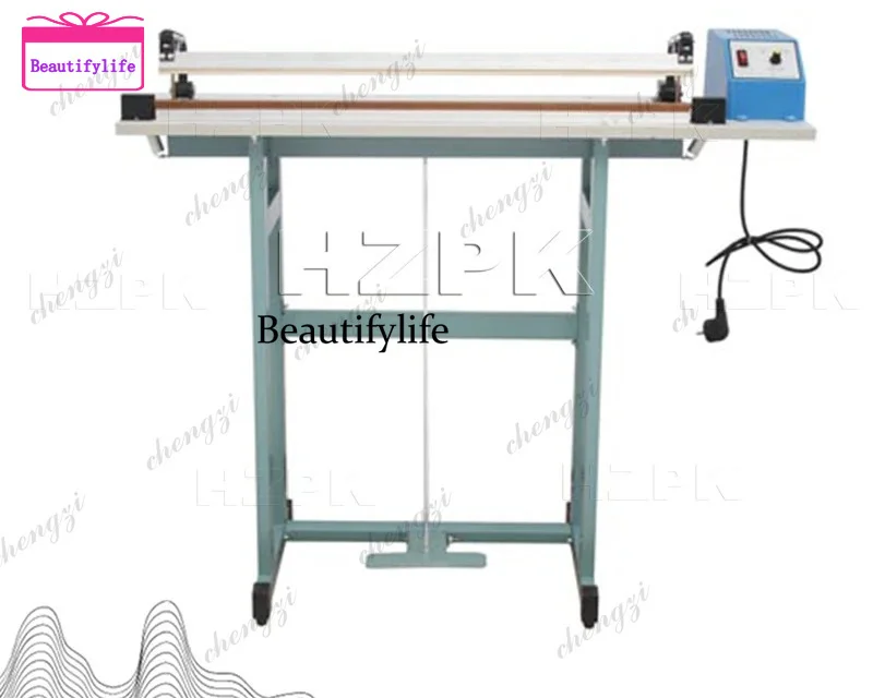 

A55 Impulse Heat Sealer for Plastic Shrink Film Foot Pedal Packing Machine Floor Type 1000mm SF-1000