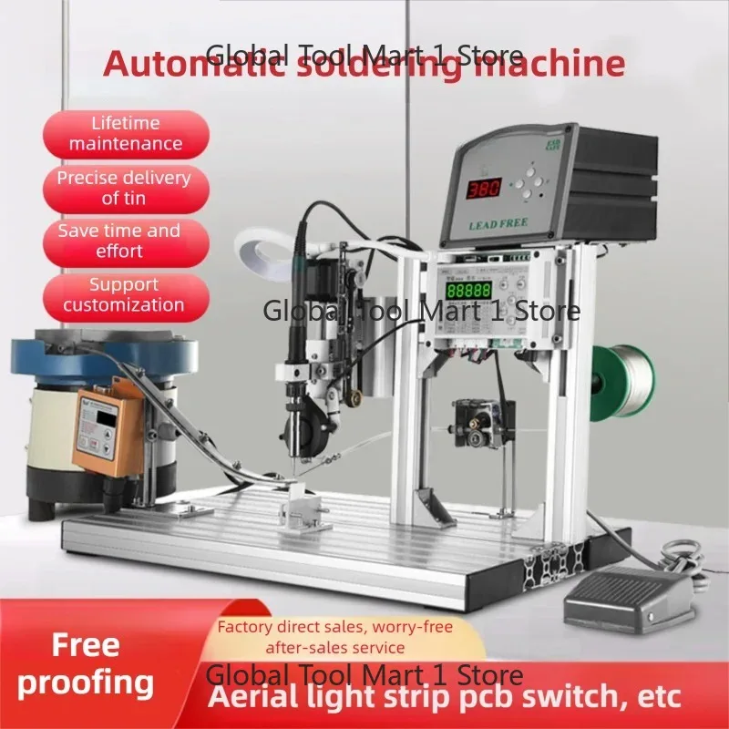 

Semi-automatic Soldering Machine Foot Pedal Stable Performance Soldering Station Spot Welder For DB/DC head switch Welding
