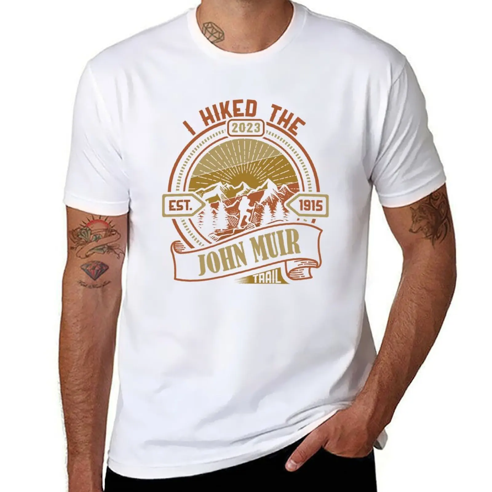 

I Hiked The John Muir Trail 2023 For Hikers and Backpackers T-Shirt man t shirt graphic t shirt for man T-Shirt