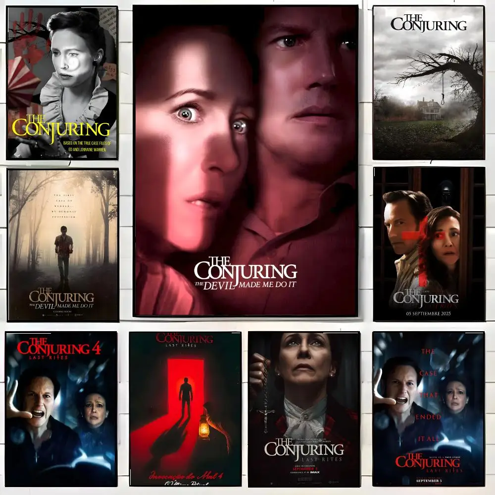 The Conjuring Last Rites Poster High-definition Waterproof Poster Stickers Suitable For Bedroom Living Room Home Decoration
