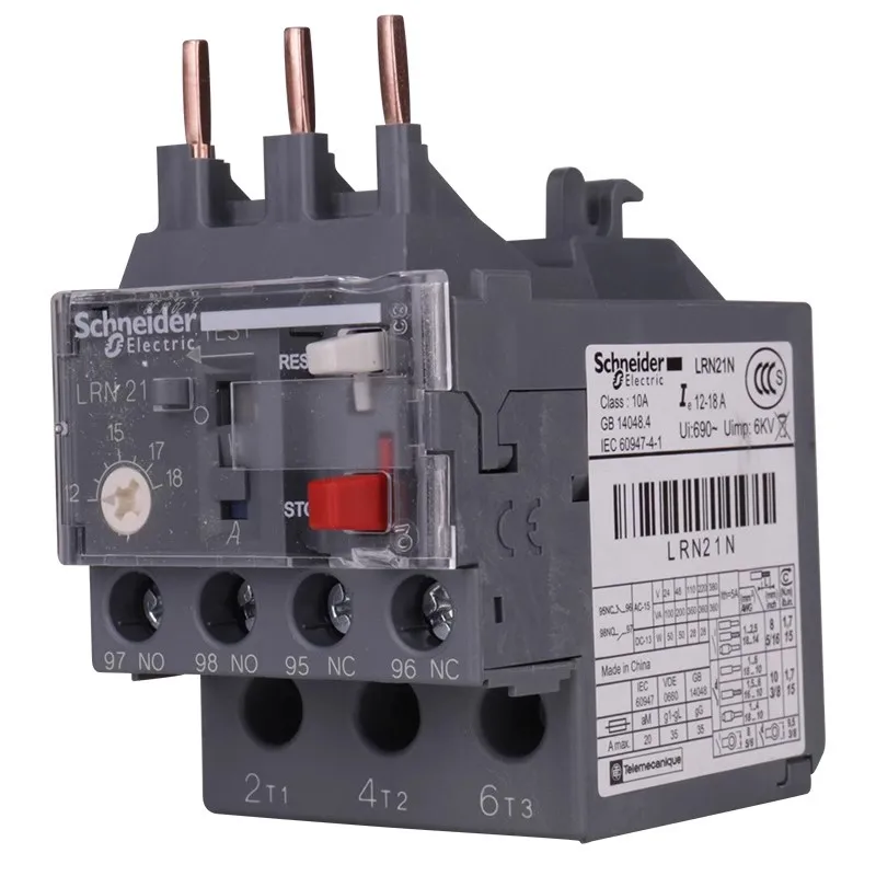 EasyPact D3N Thermal Overload Relay 12... 18A - Trip level 10A LRN21N 12-18A