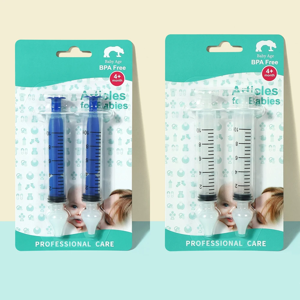 10ML/20ML Baby Nasal Aspirator Syringe Baby Nose Cleaner Rhinitis Nasal Washer Irrigator Needle Baby Nose Washing for Children