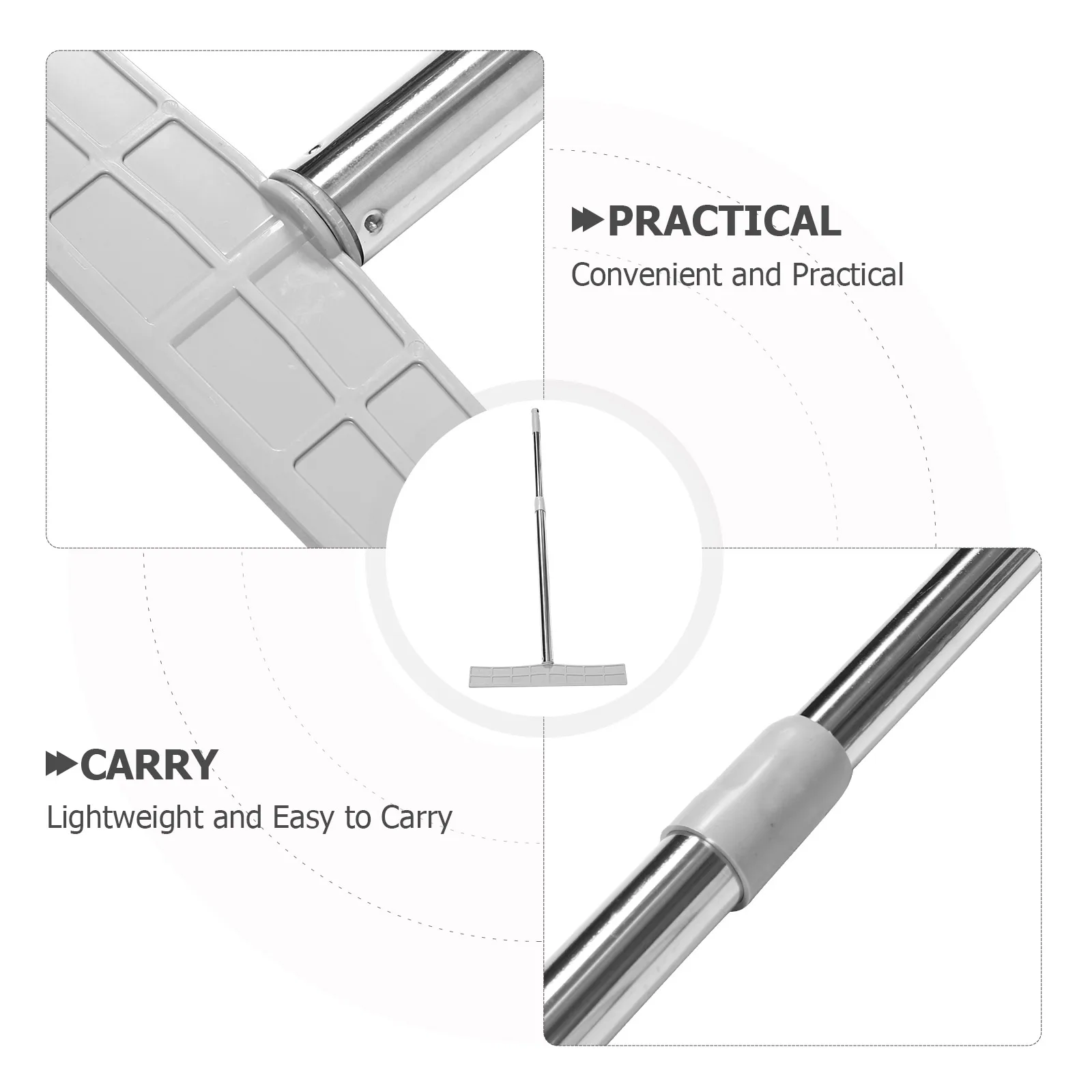 Placard Pole Handheld Sign Holder for Protest Parade Adjustable Height Lightweight Portable Outdoor Activities