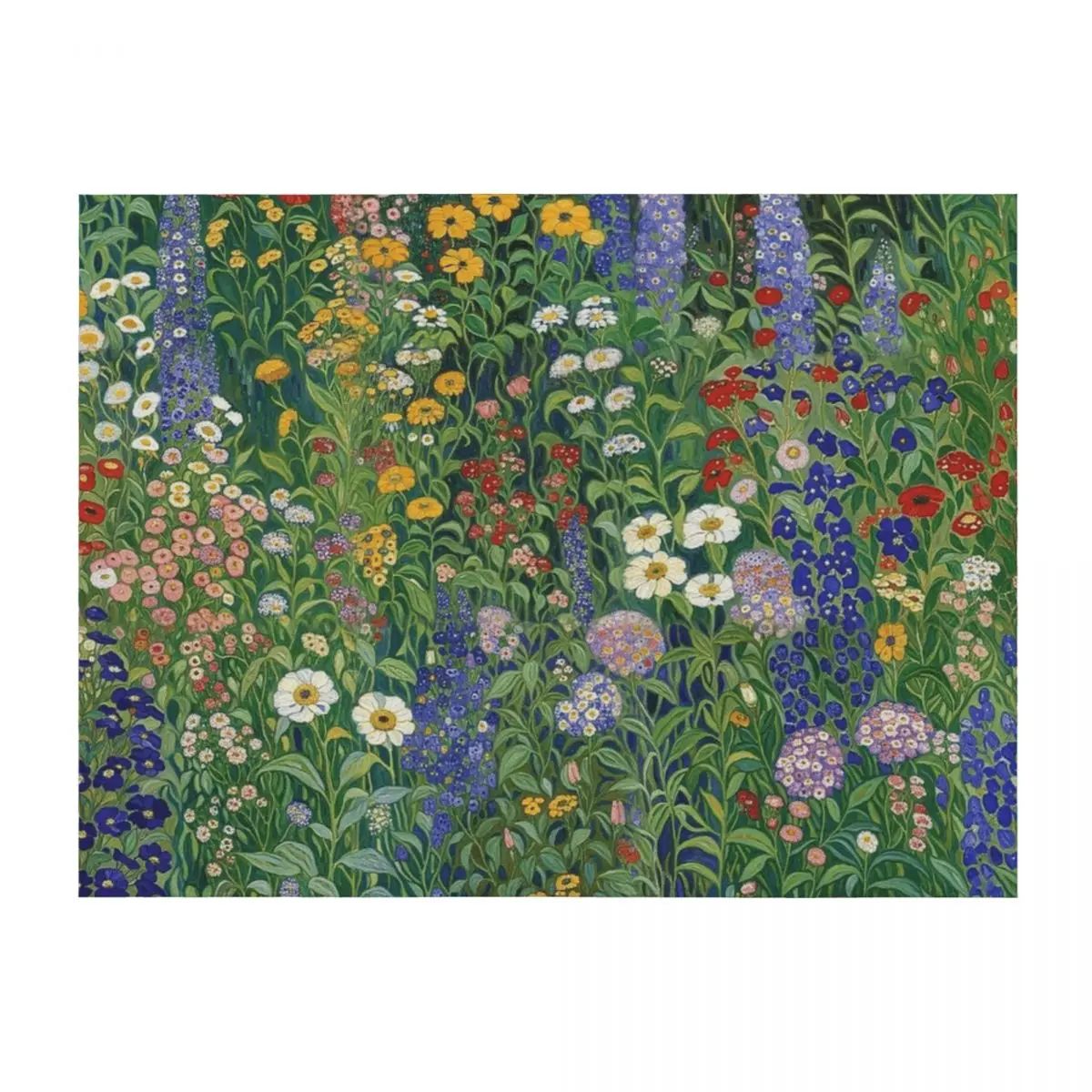 

Klimt Flower Garden Throw Blanket heavy to sleep for sofa For Sofa Thin Luxury St Blankets