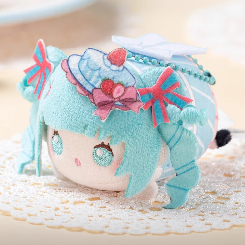 

Аниме Хацунэ Мику, милая переплетающая серия, плюшевая кукла, брелок, мультяшная 2D кукла Хацунэ, милый периферийный диван, кукла, брелок, подарок