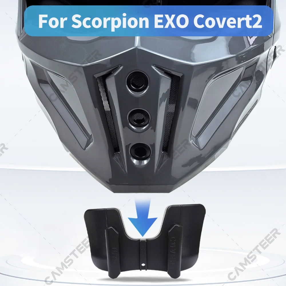 Scorpion EXO Covert2 Customized Motorcycle Helmet Chin Mount for GoPro12 11 10 9 Insta360 X4 X3 Ace pro DJI Action 3 4 Camera