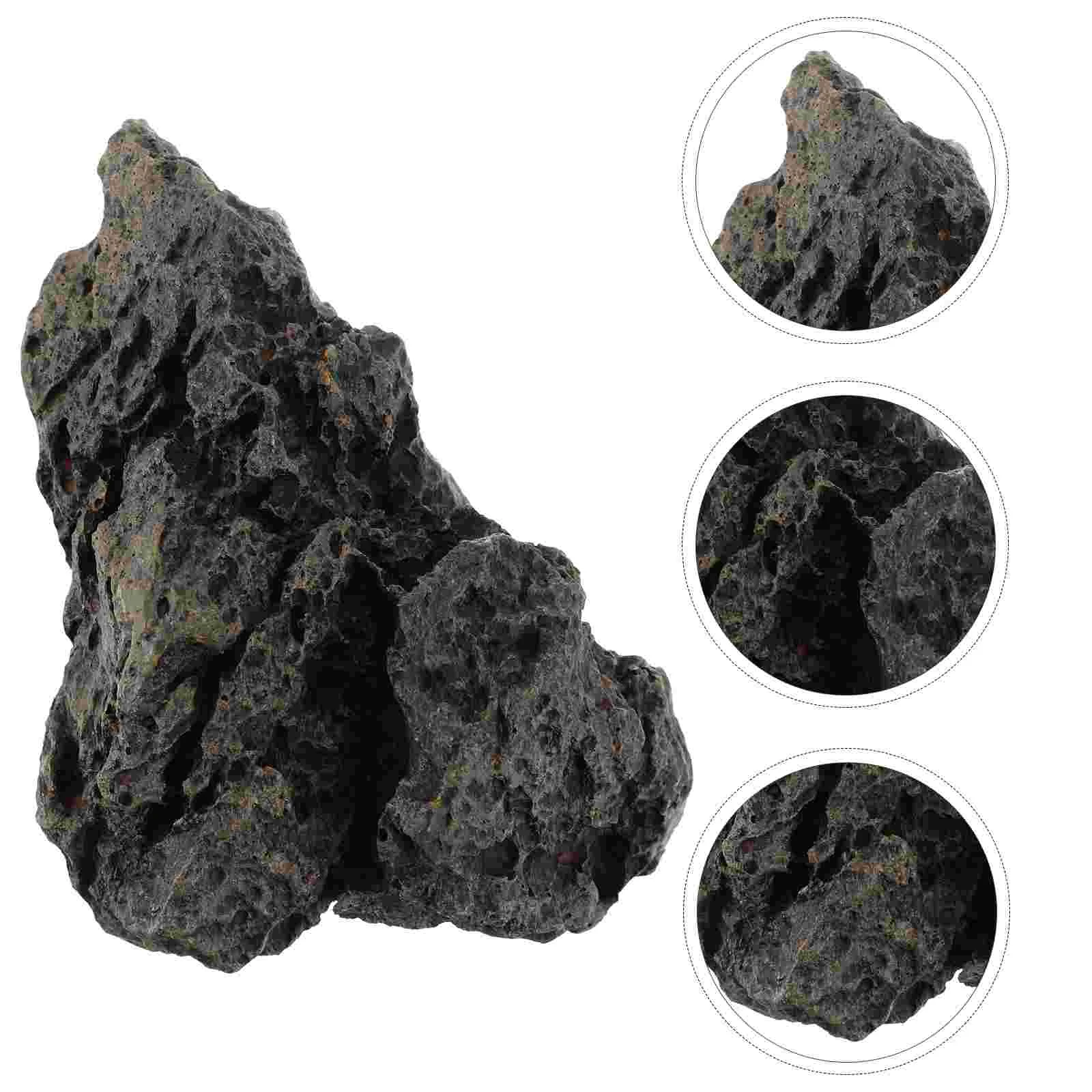 

Aquarium Stone Ornaments Realistic Plant Decorations Landscape View Landscaping Tank Resin Simulation Animal