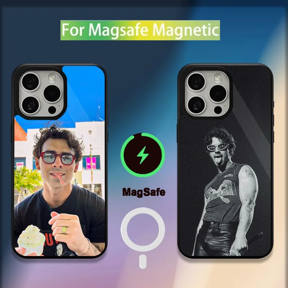 Singer Joe J-Jonas Phone Case For iPhone 16,15,14,13,12,11,Plus,Pro,Max,Mini Magsafe Magnetic Wireless Charging